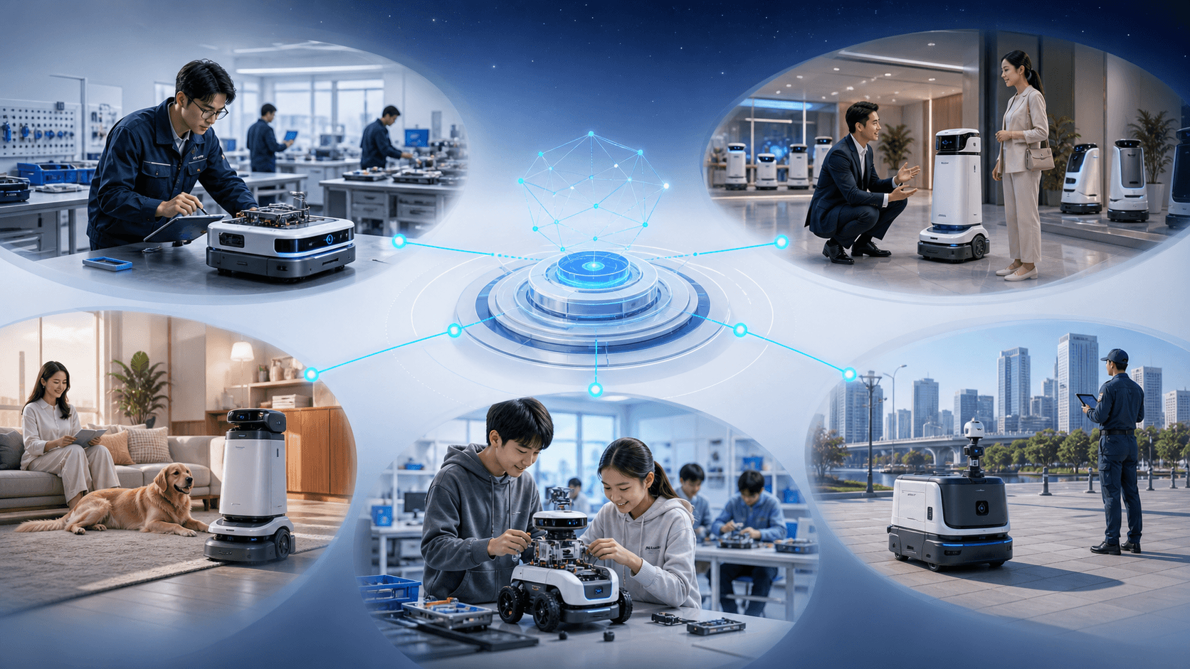 智达 7S 生态角色场景图
